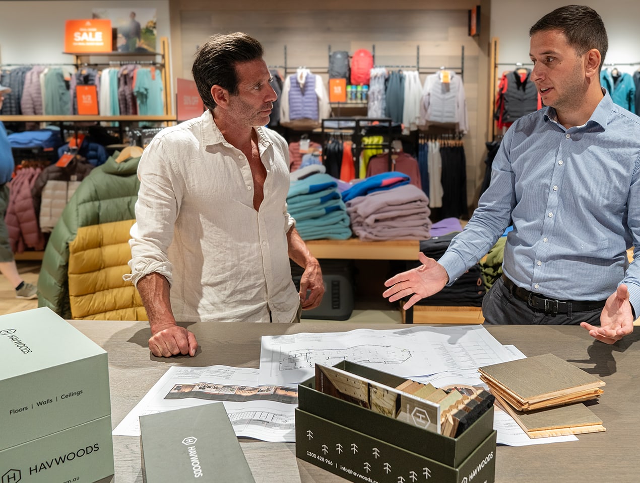 Havwoods Retail Sector lead Steven and Justin from Pennant & Triumph